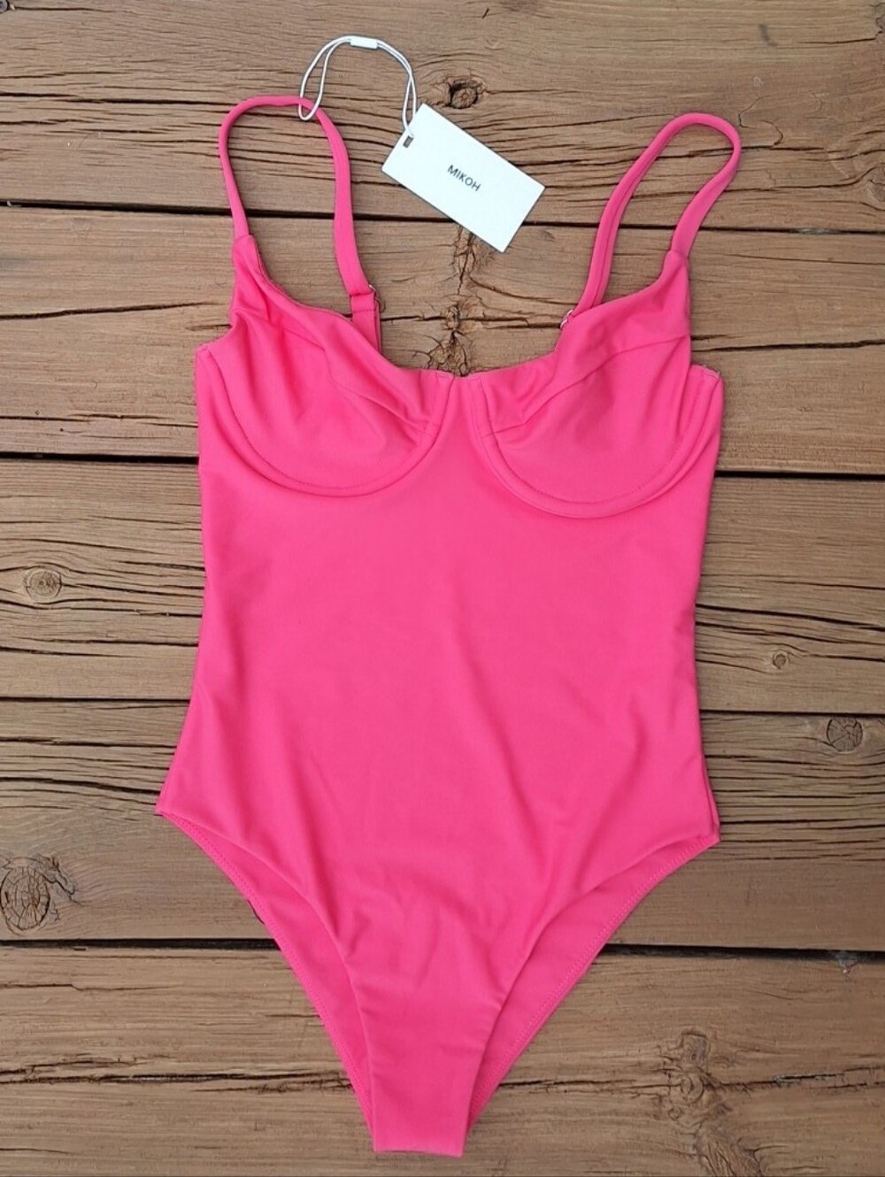 Mikoh Bright Pink One-Piece Swimsuit